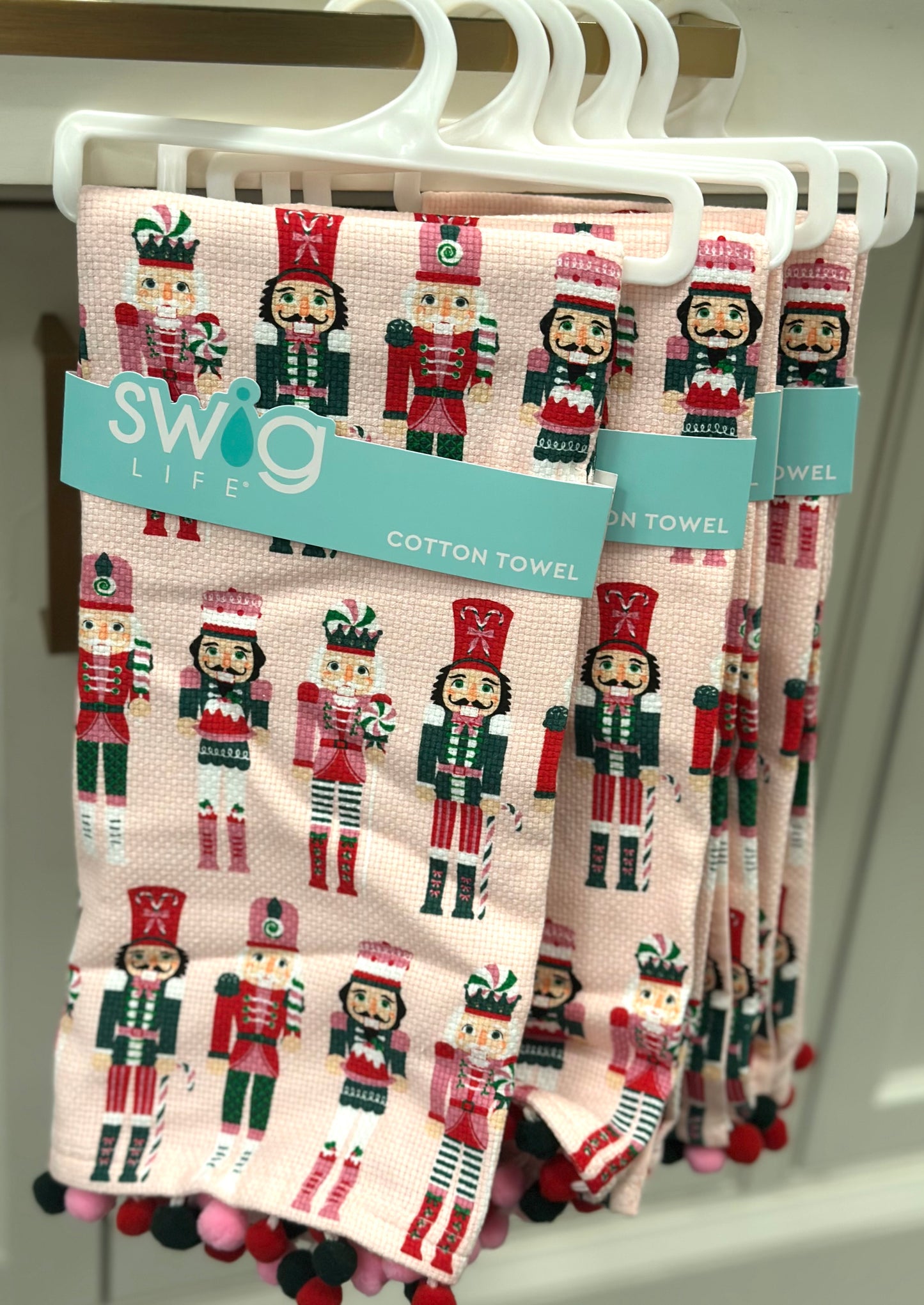 Sugar Plum Soldiers Tea Towel-SWIG
