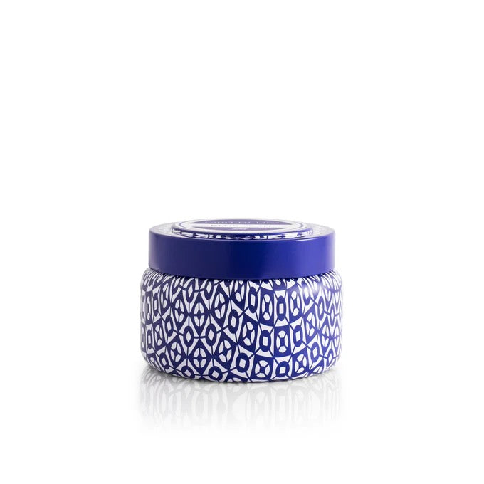 Volcano Signature Blue Travel Tin Candle