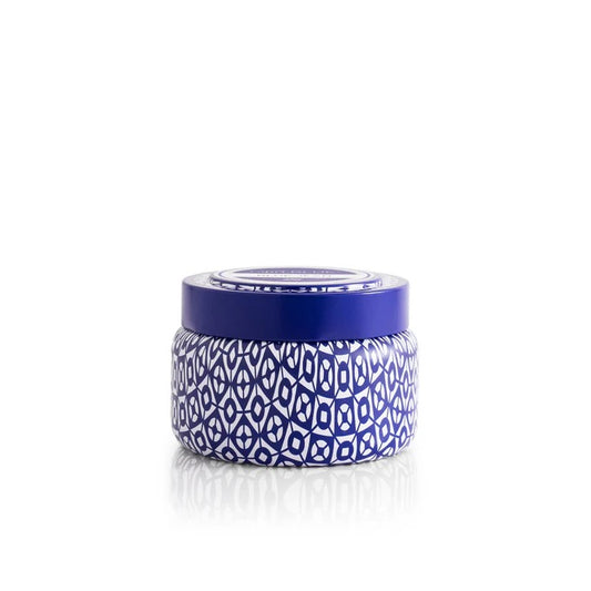 Volcano Signature Blue Travel Tin Candle