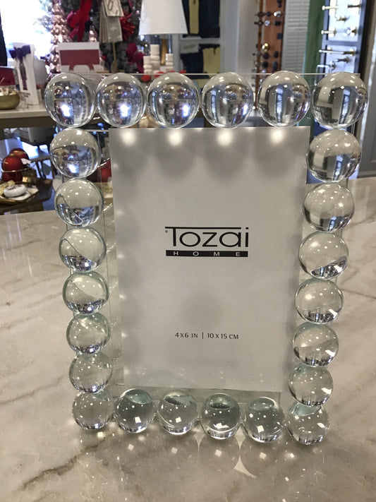 Bubbles Crystal Glass Frame (small)