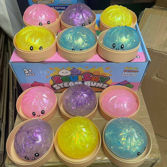 The Viral Dumpling Squishy- Glitter Edition :)
