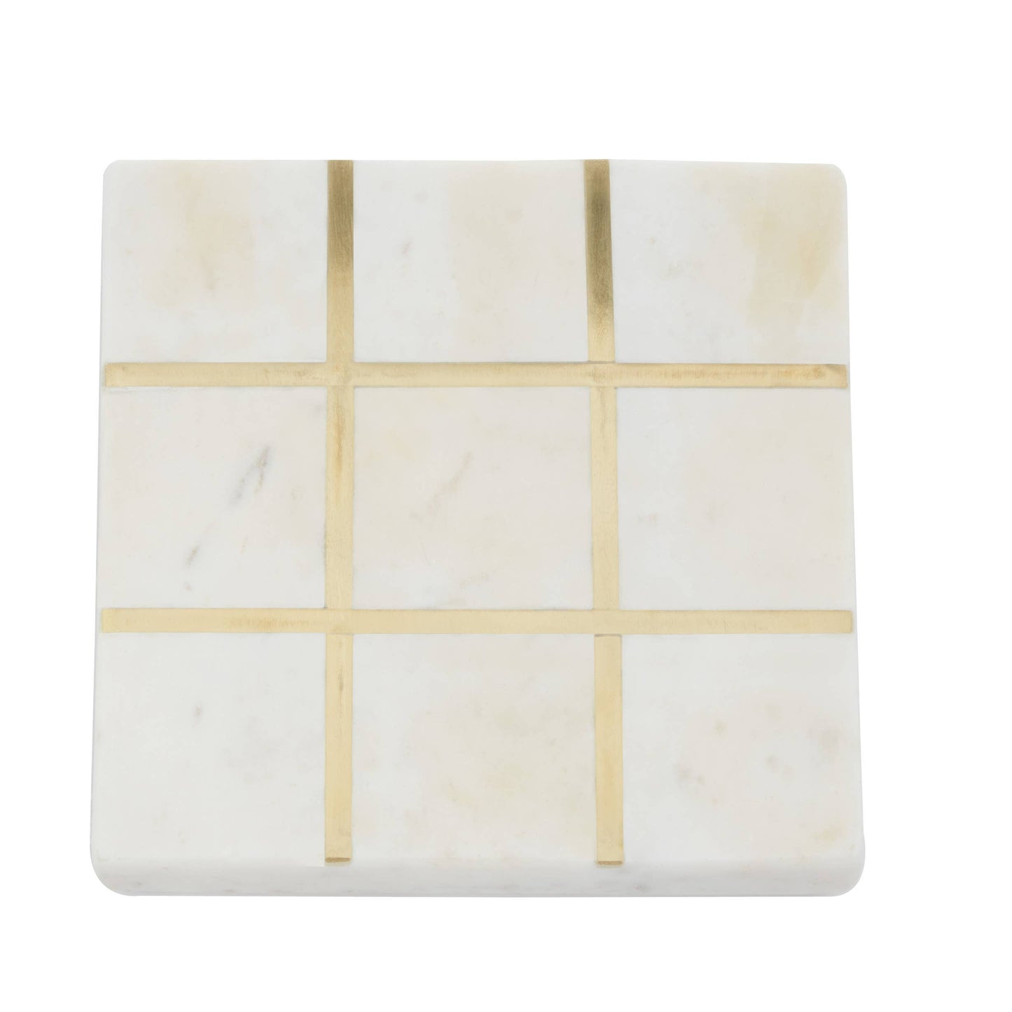 Glam White Marble Game Set