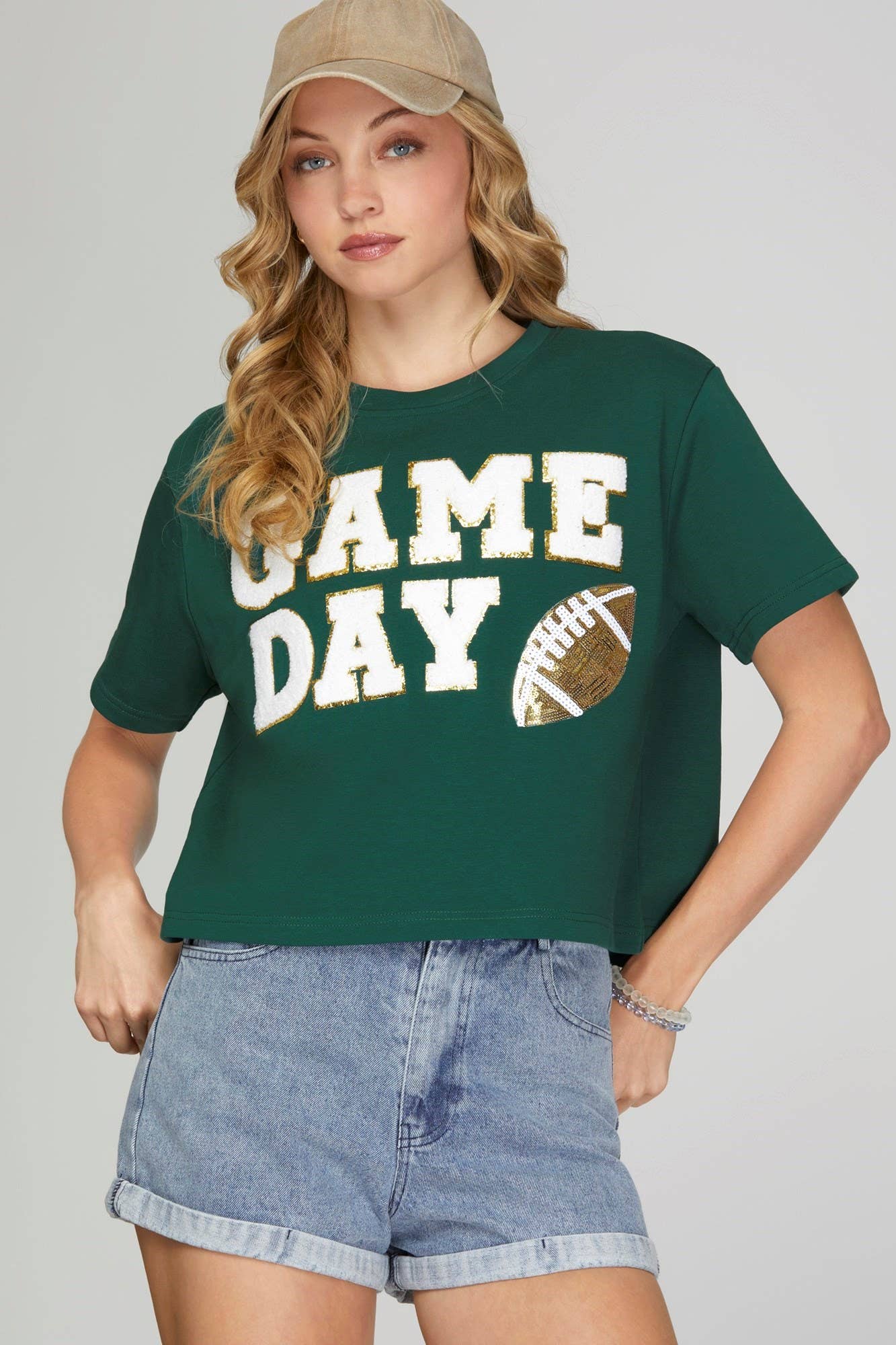 Game Day Football Patch Top