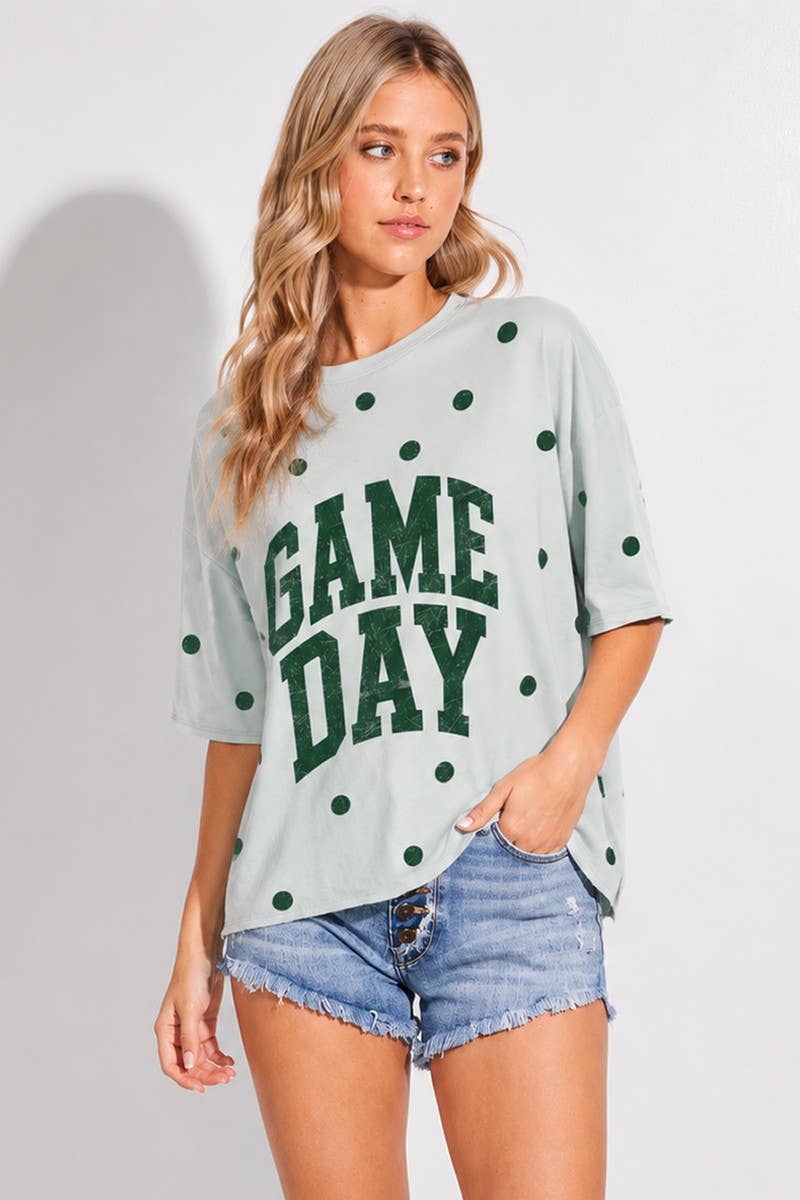 Gameday Print Top