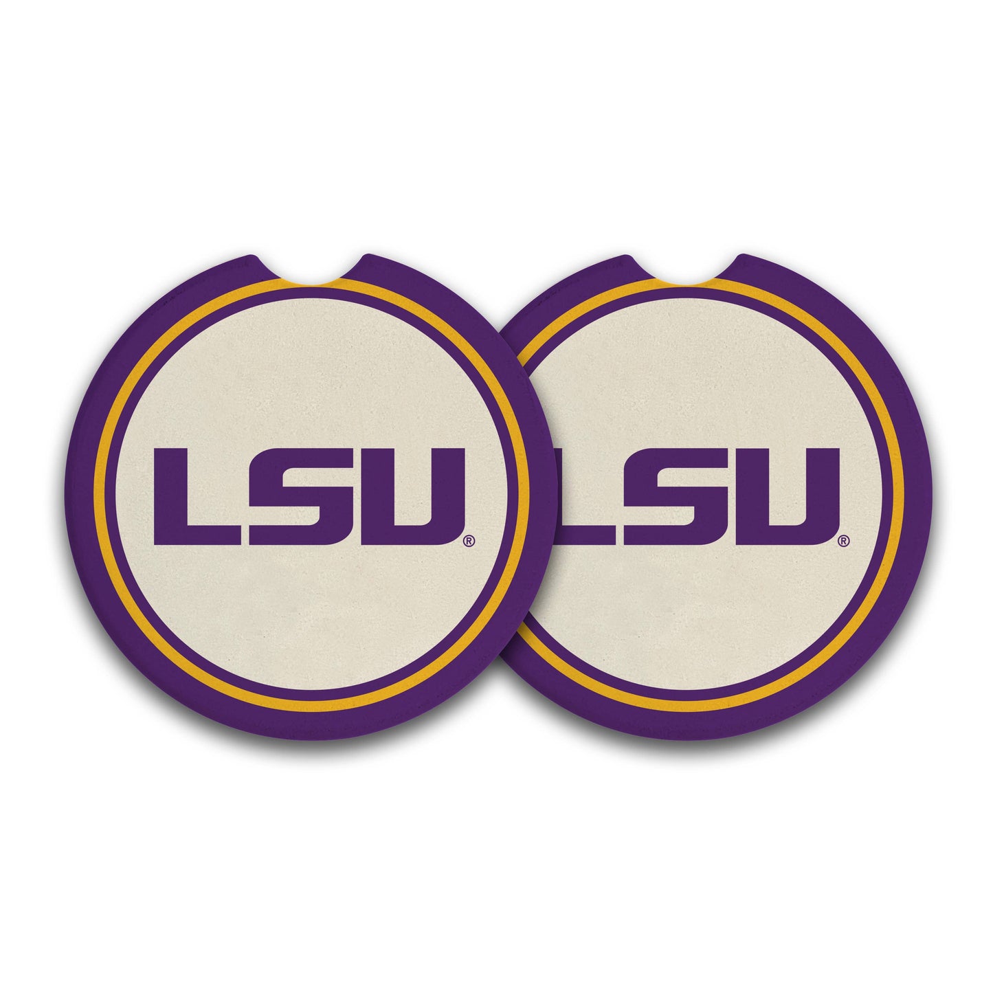 LSU Car Coasters