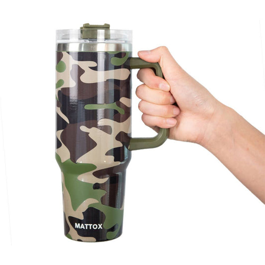 Camo Print Tumbler Cup for Men