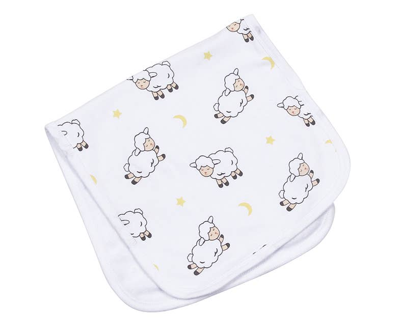 Lovie the Lamb Burp Cloth