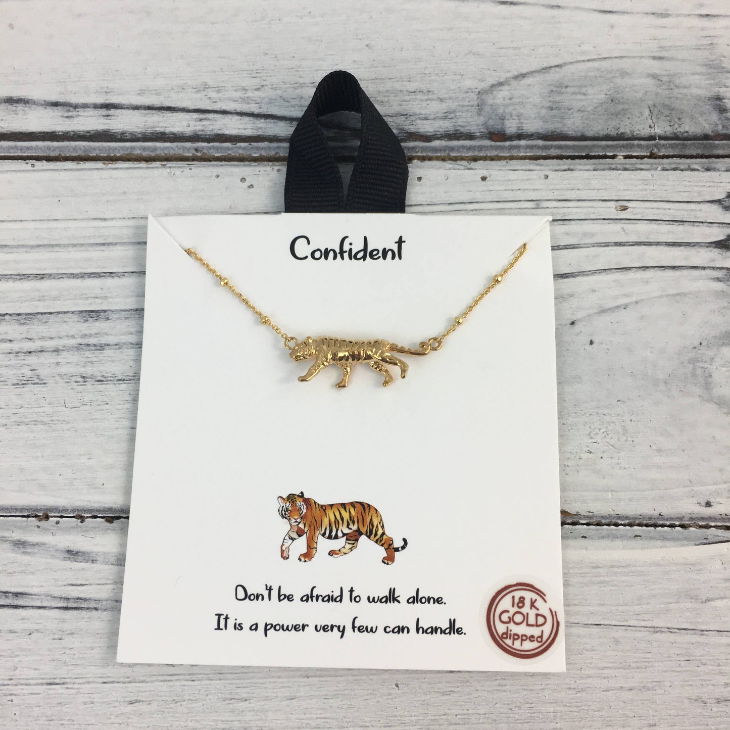 Tiger body necklace