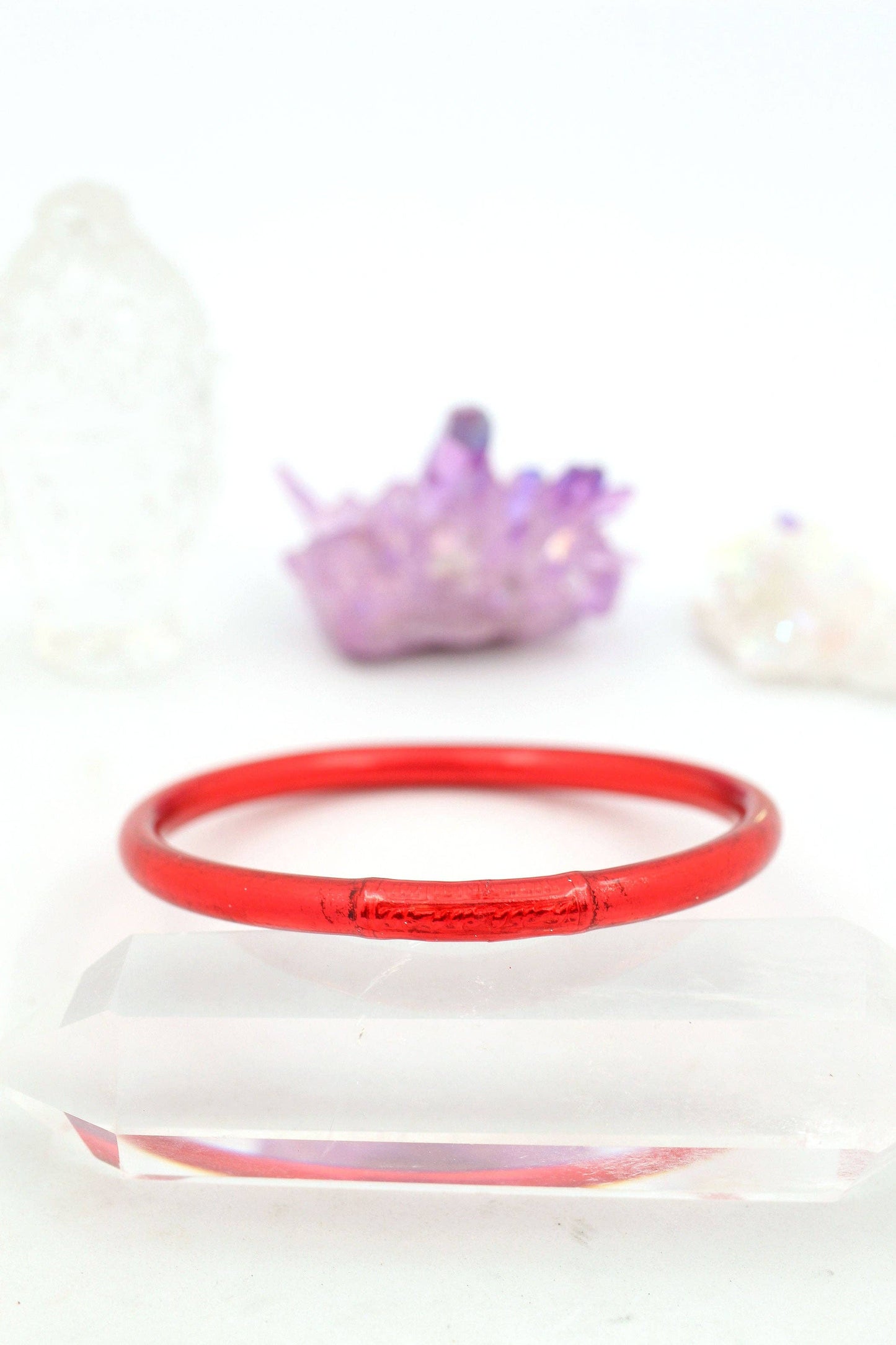 Single Rainbow Thai Buddhist Temple Bracelet, Mantra Bangle