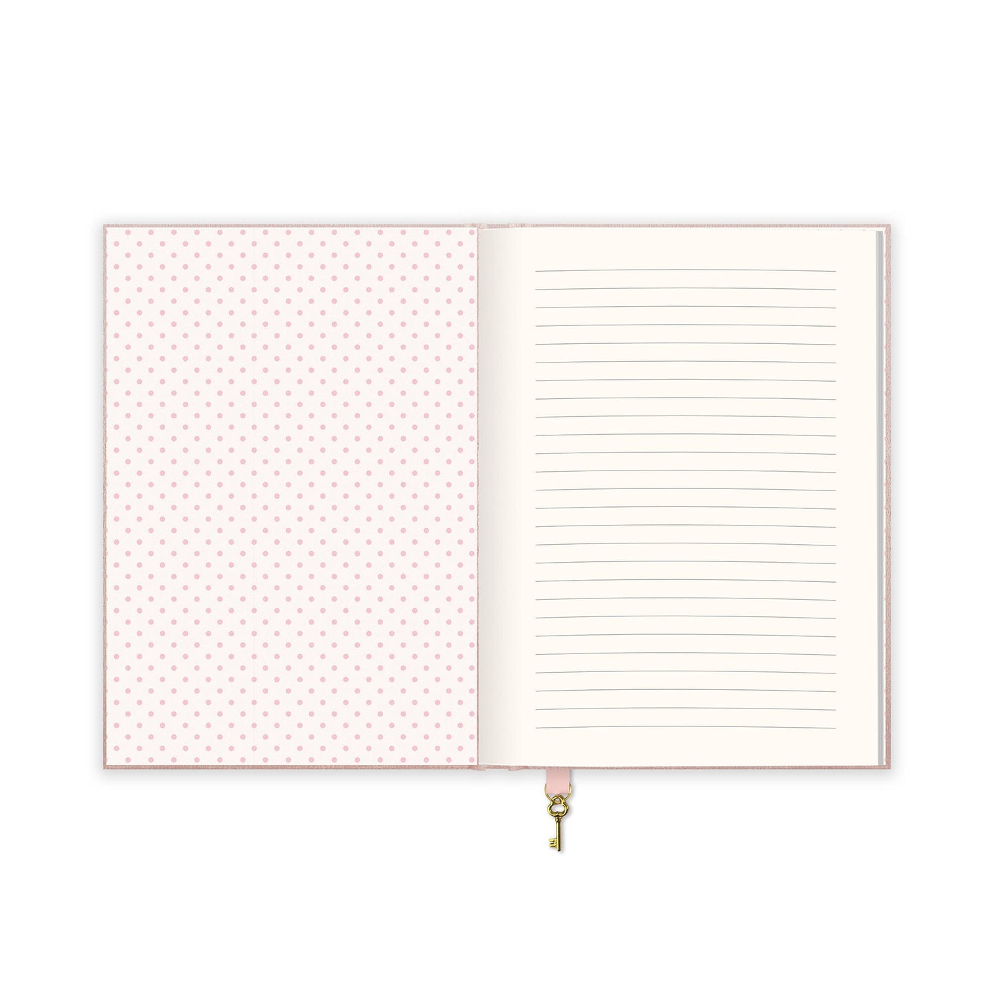 Sweetheart Pink Bow Olivia Velvet A5 Journal