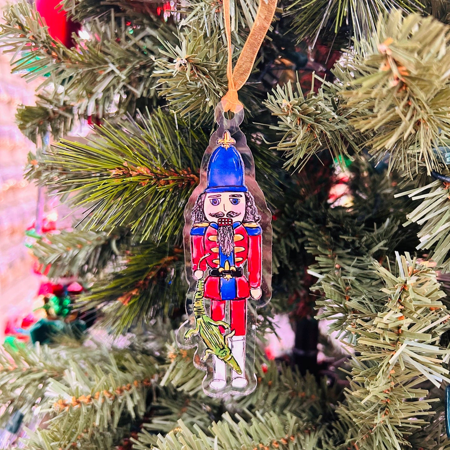 Cajun Nutcracker {Alligator} Ornament