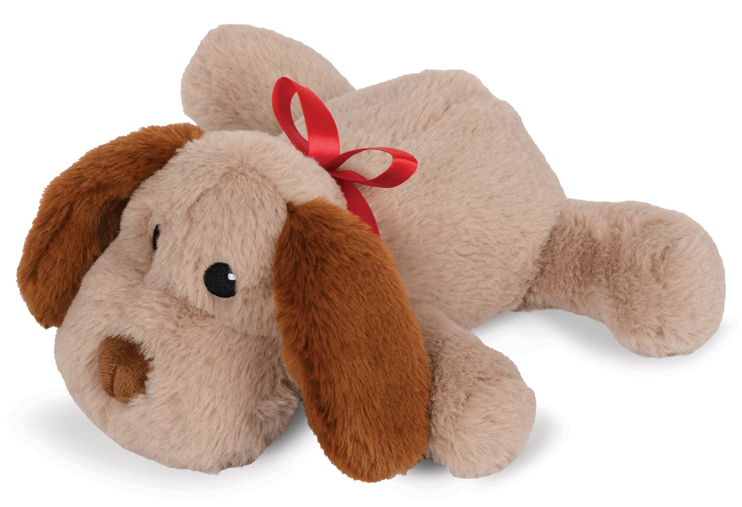 Holiday Puppy Weighted Plush