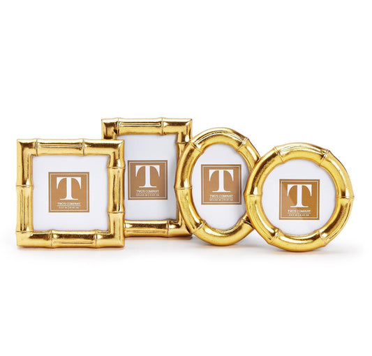 Gold Faux Bamboo Frame (2.5x3.5, 3x3)