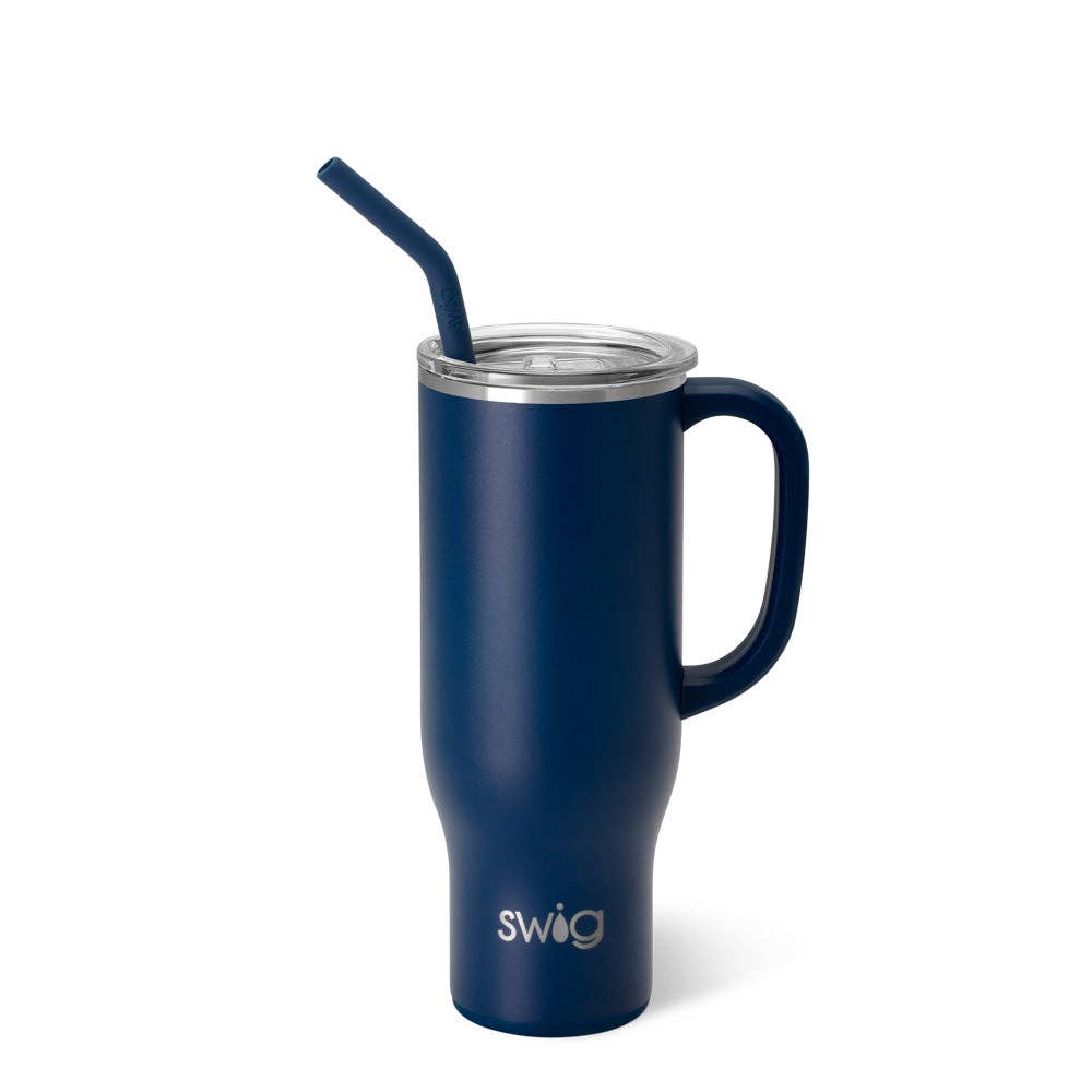 Navy Mega Mug (30oz)