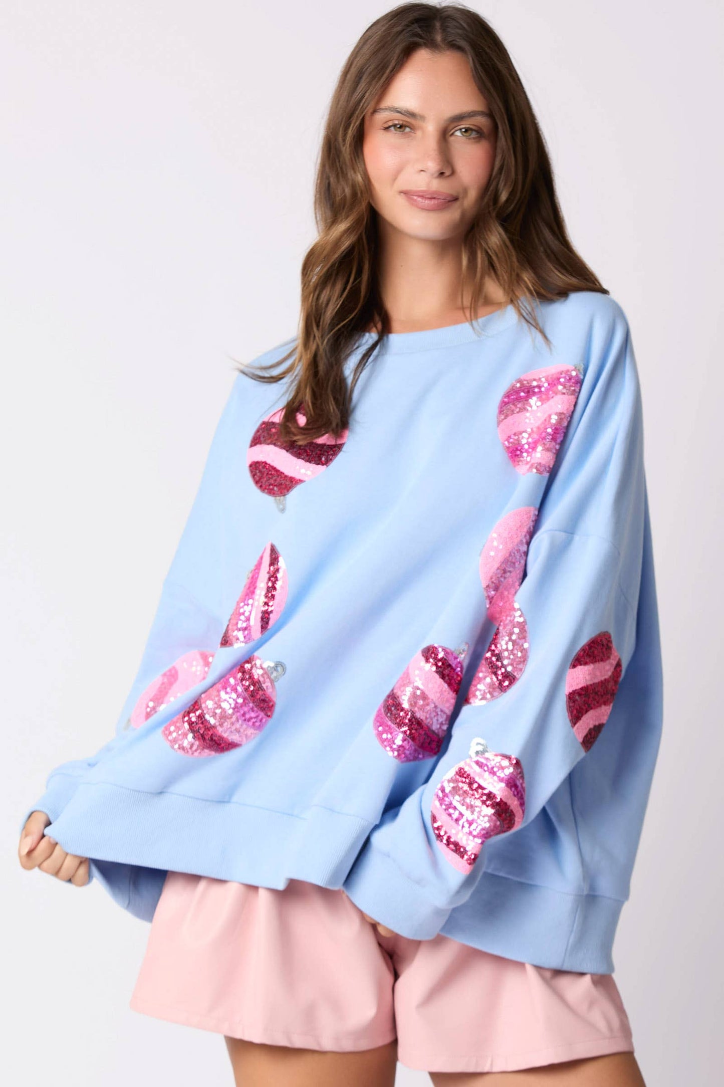 Embroidery Oversized Sweatshirts