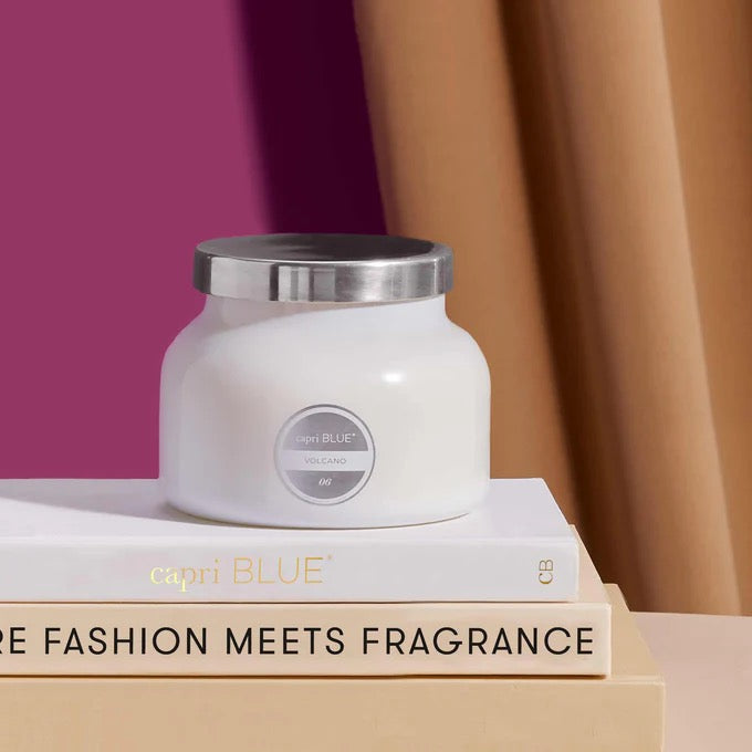 Volcano White Signature Jar Candle