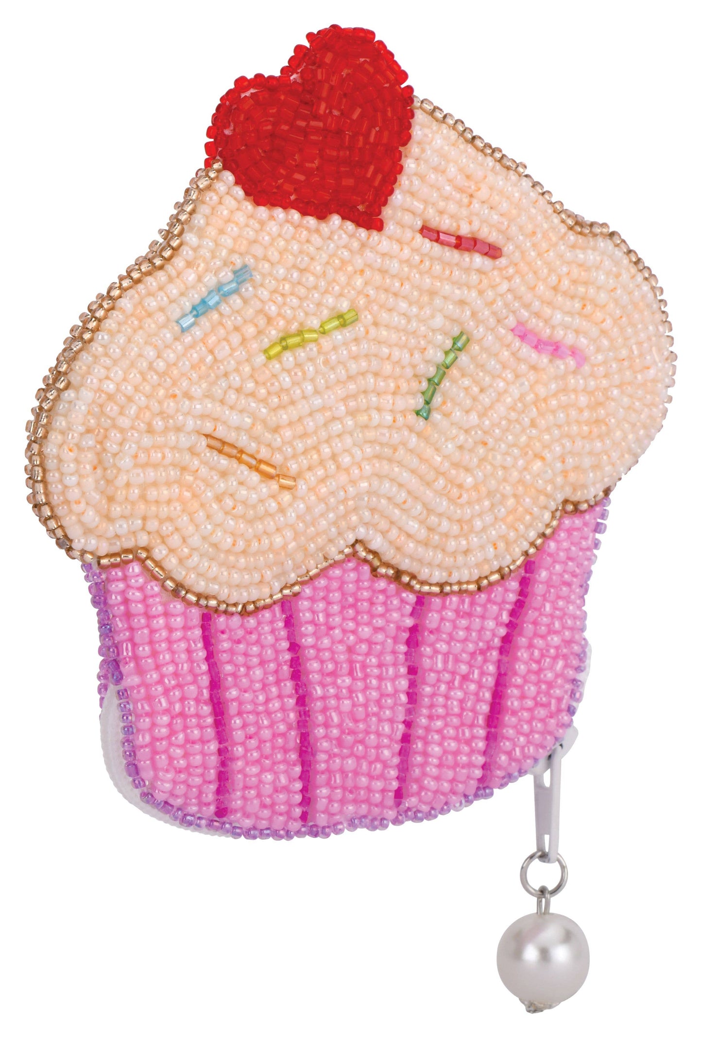 CUPCAKE BEADED PURSE