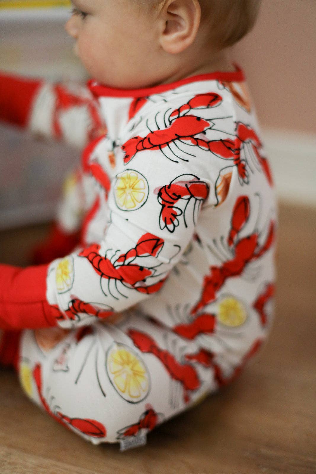 Crawfish Bamboo Swaddle Blanket