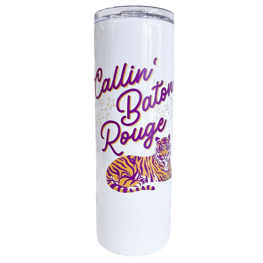 Callin' Baton Rouge 20oz Insulated Tumbler