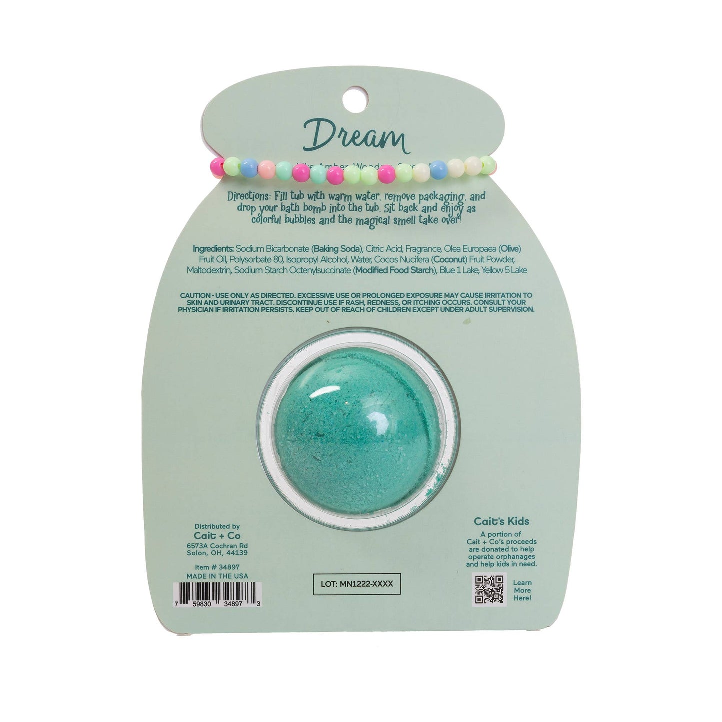 Friendship Bracelet Bath Bomb - Dream | Forever Young Collection