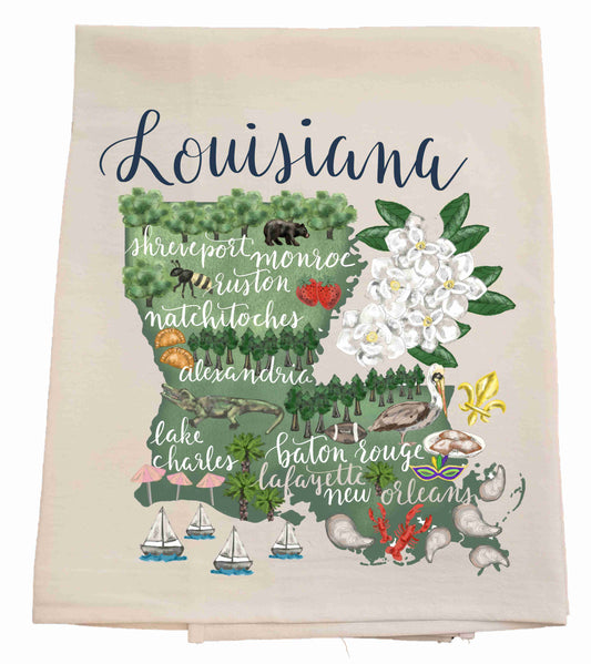 Louisiana Tea Towel