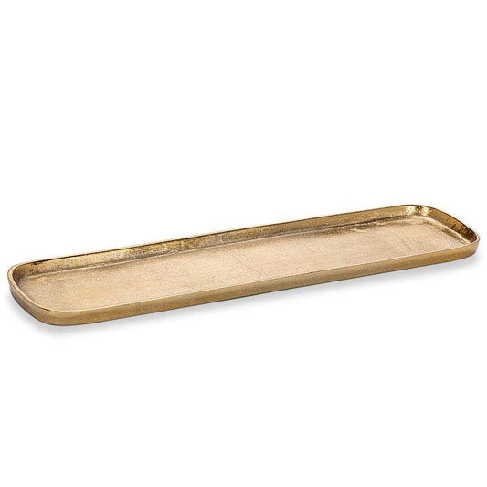 Large Oval Tray - Gold - 3.5x15"L