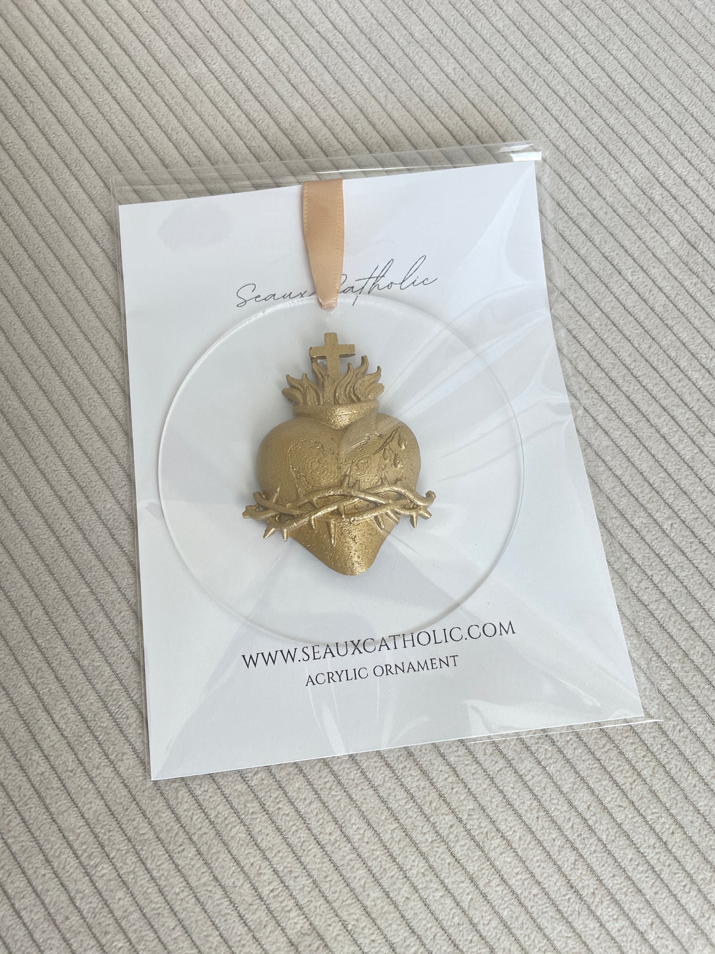SC Sacred Heart Ornament