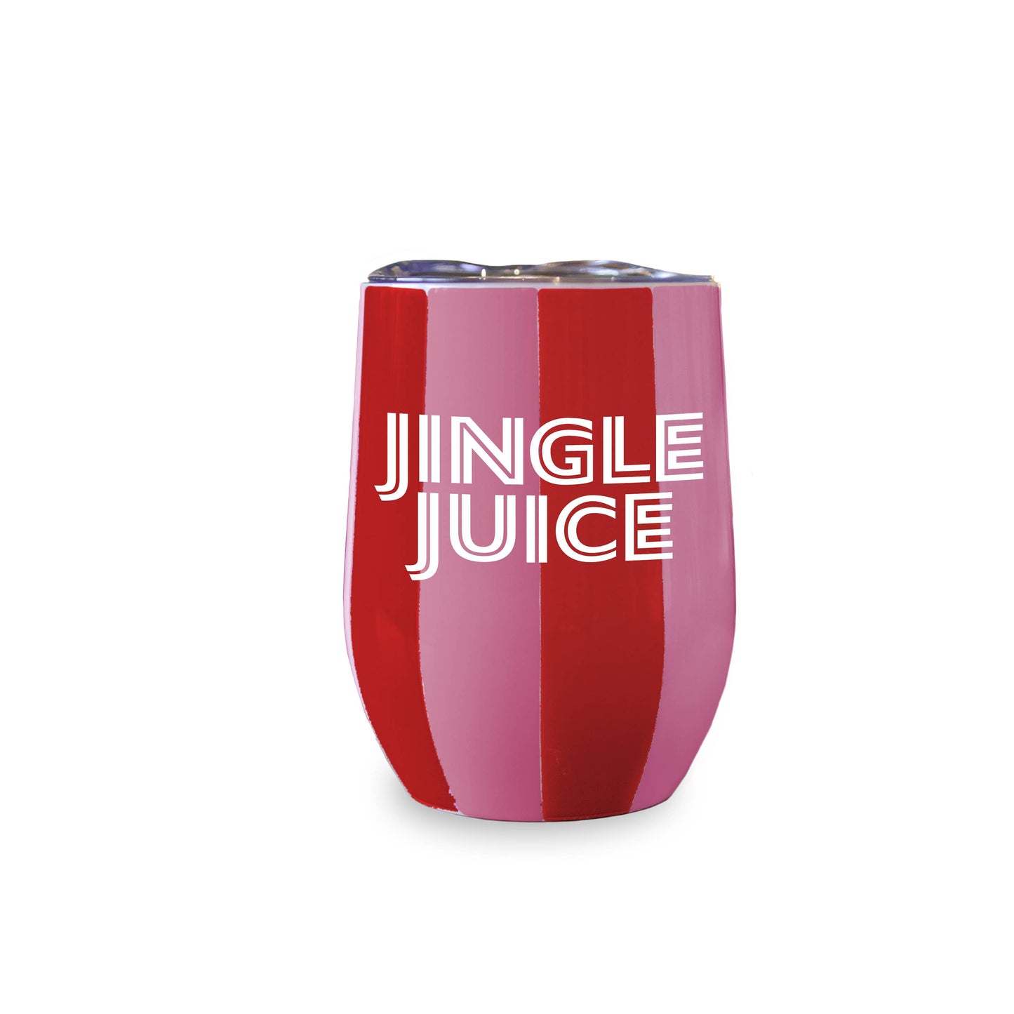 Insulated Wine Tumbler (Pink/Red) - Jingle Juice 