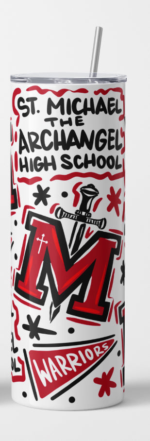 St. Michael High School Stainless Steel Tumbler
