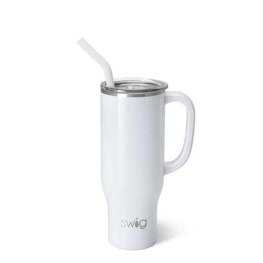 Shimmer White Mega Mug (30oz)