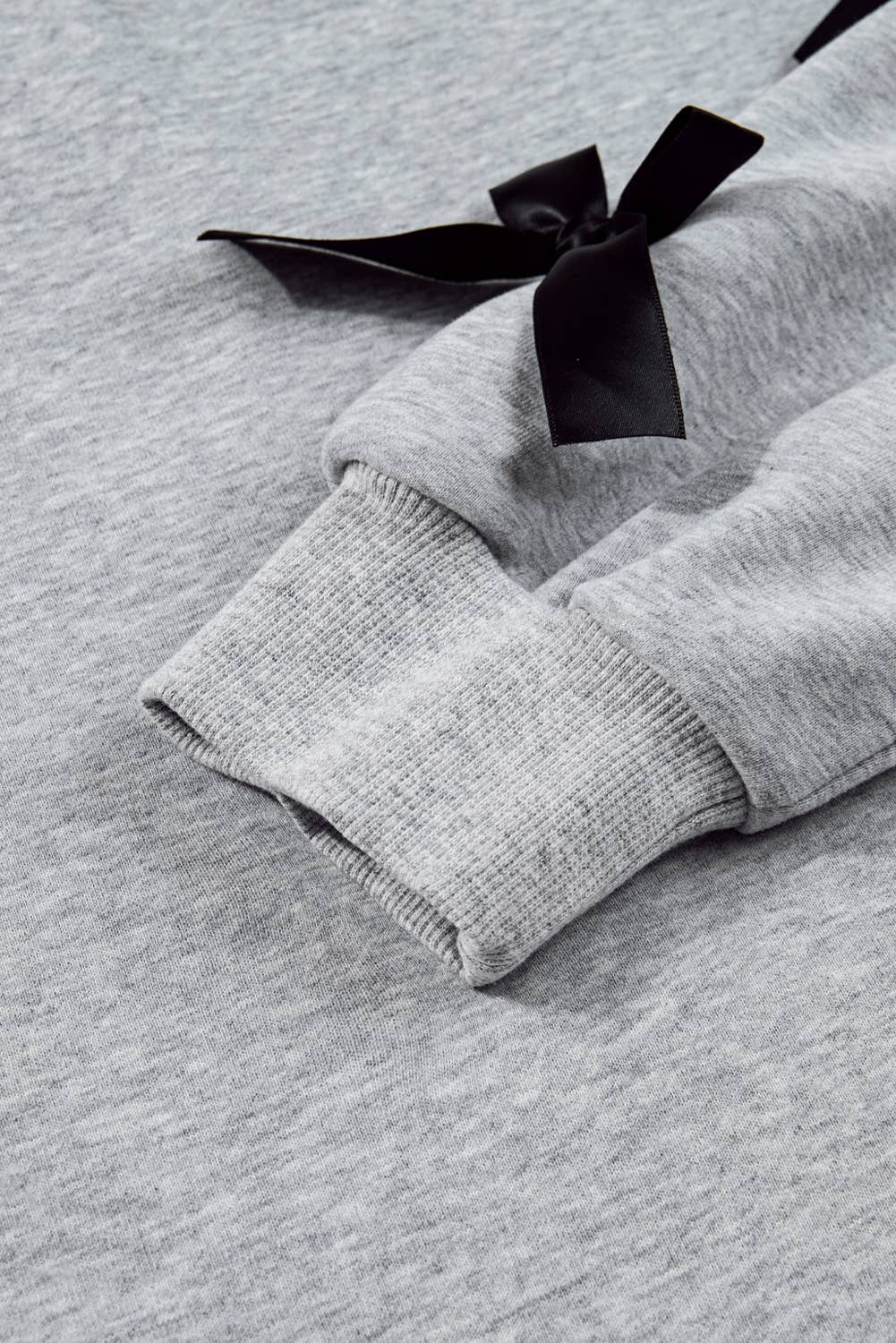 Bow Knot Decor Long Sleeve Sweatshirt | S-XL