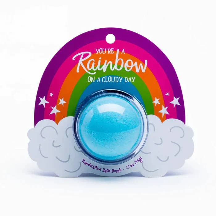 You're a Rainbow on a Cloudy Day Clamshell Bath Bomb