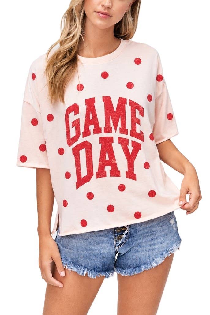 Gameday Print Top