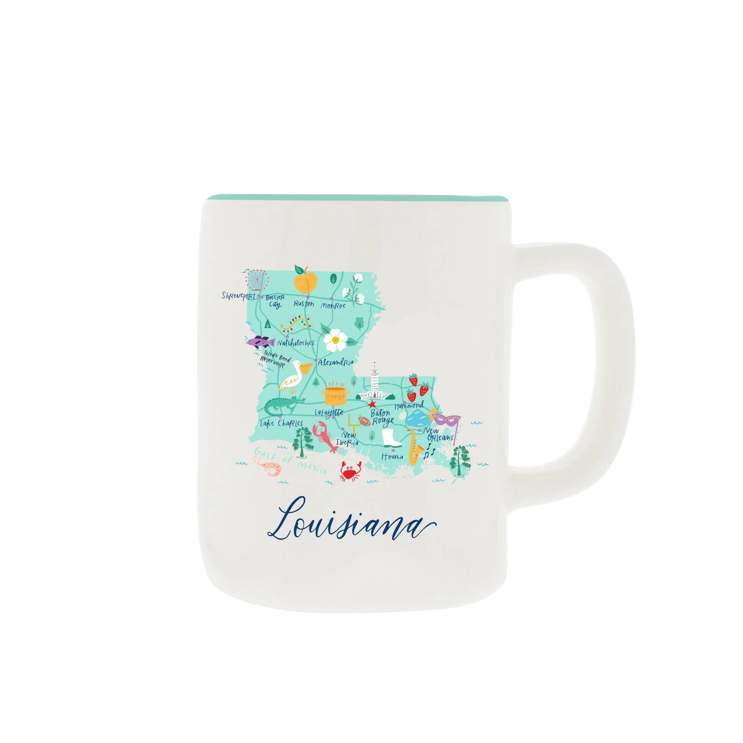 Ceramic Louisiana Mug