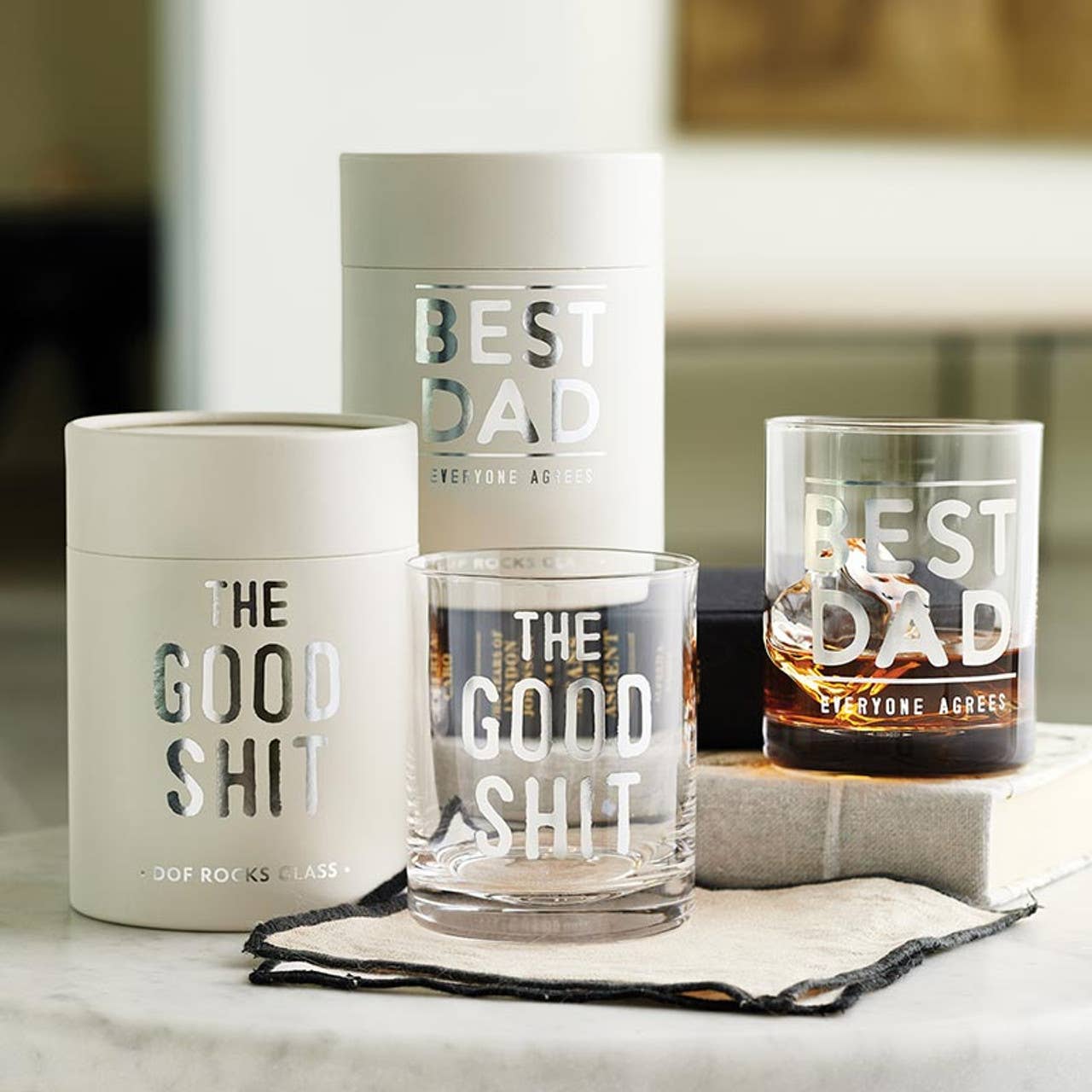 DOF Rocks Glass - Best Dad