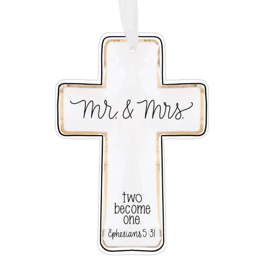 Mr. and Mrs. Two Become One Cross