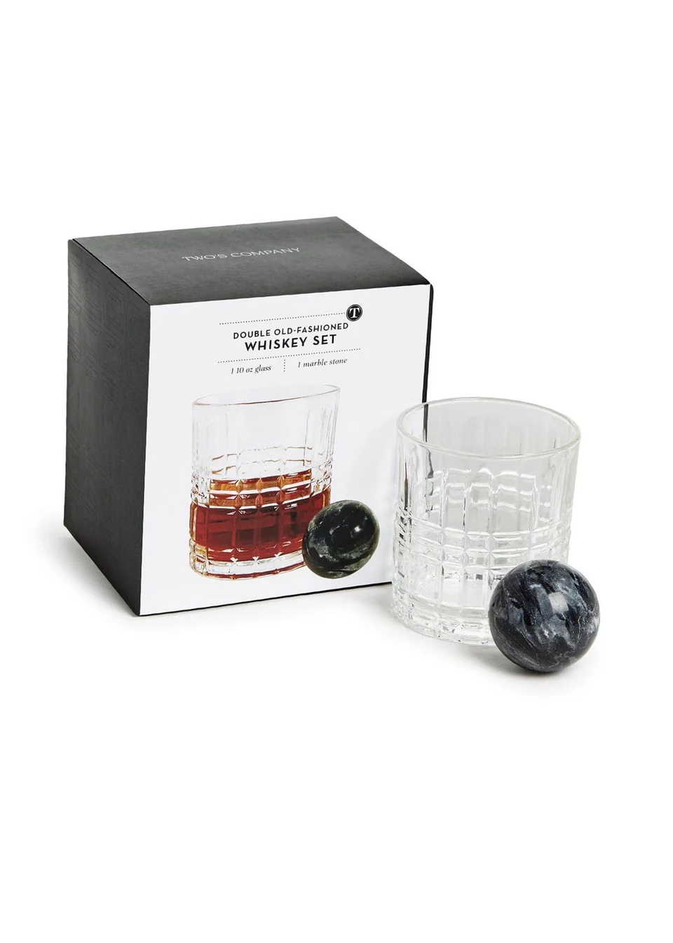Double Old Fashion Whiskey Set
