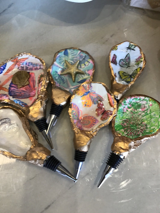 ED Oyster Shell Wine Stopper