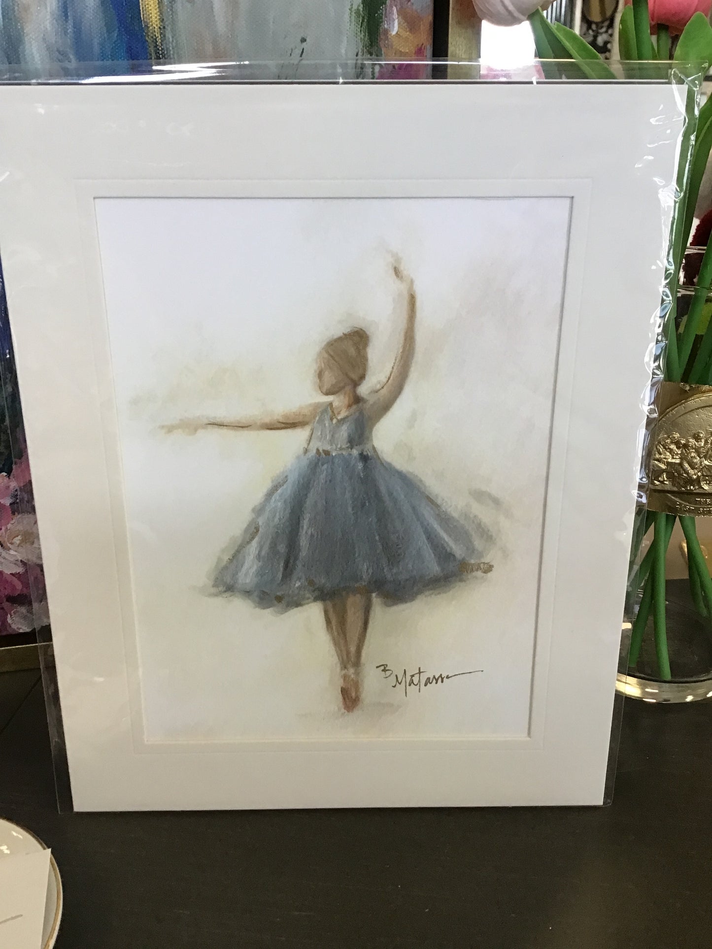 BM Ballerina Art Print
