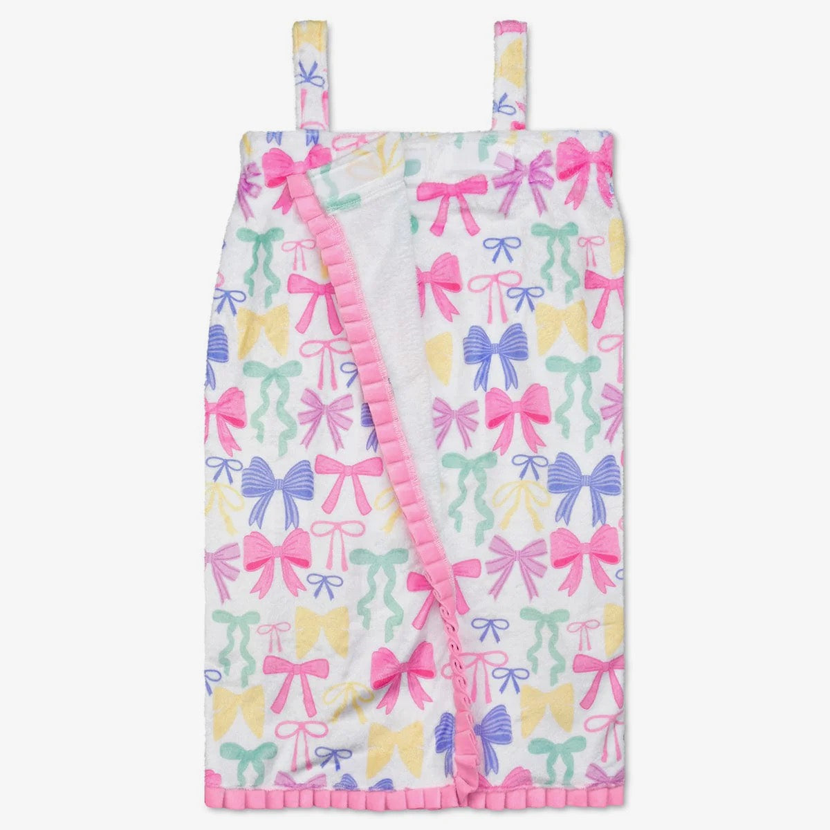 BP Pretty Bow Plush Spa Wrap XS/S (4-8)