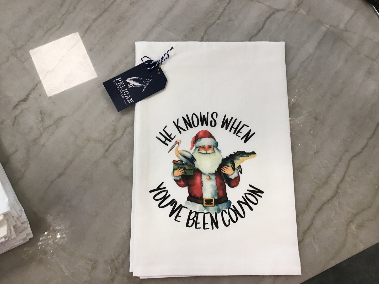 Santa Couyon Kitchen Towel