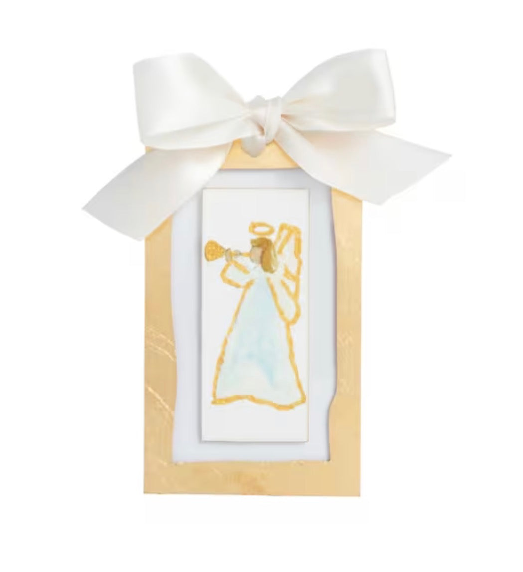 Gold Painted Acrylic Ornaments