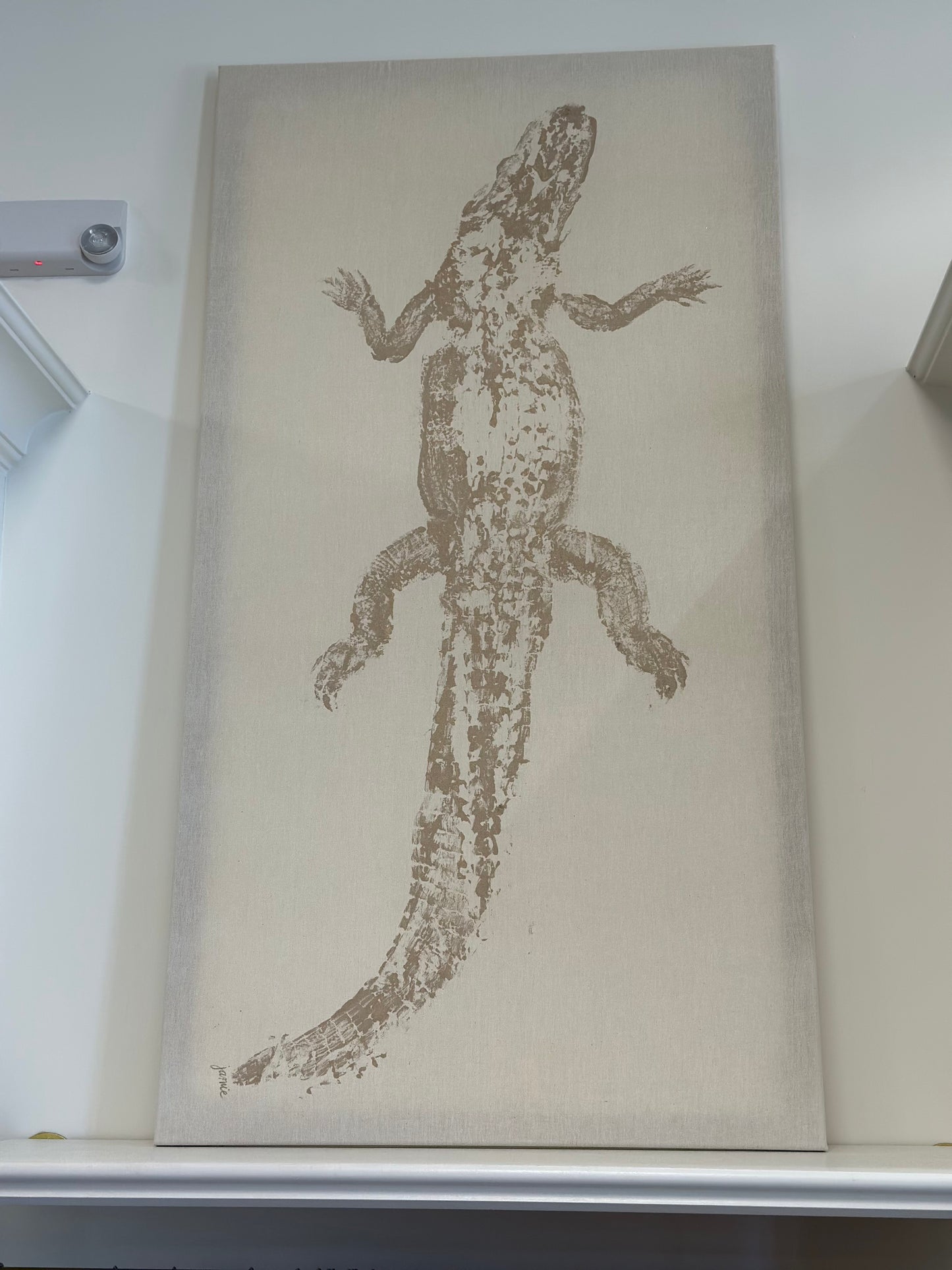 JS Original Gold on Linen 31x58