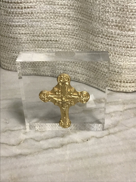 ED Elegant Cross 4x4 Acrylic
