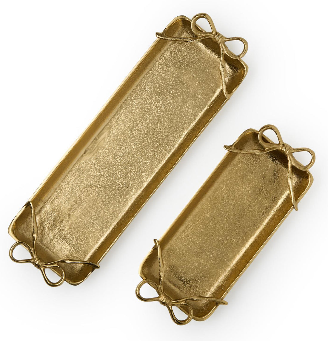 Gold Bows Small Serving Tray