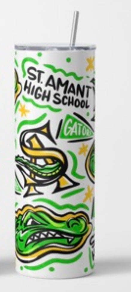 St. Amant High School Stainless Steel Tumbler