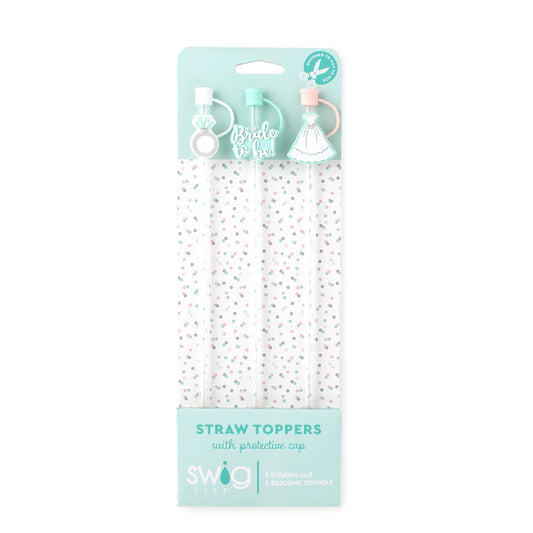 Bride to Be Straw Topper Set (Swig)