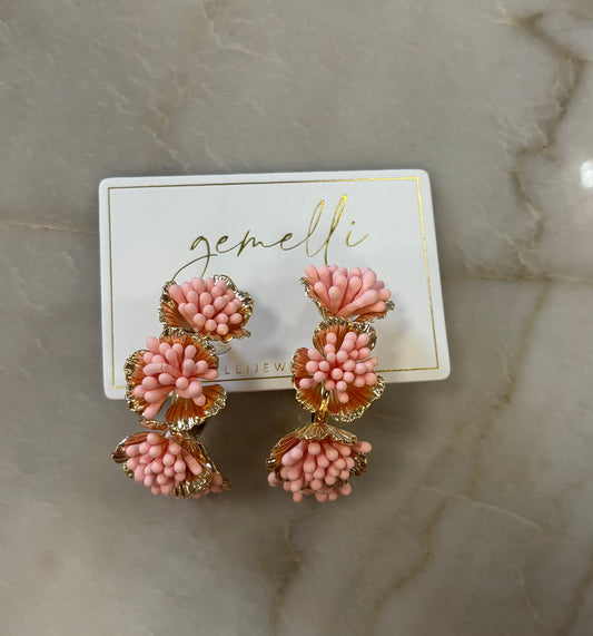 Gemelli Maxine Hoops Light Pink