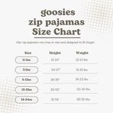 Magnolias Zip Pajamas