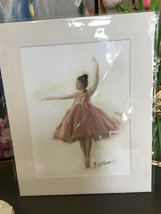 BM Ballerina Art Print